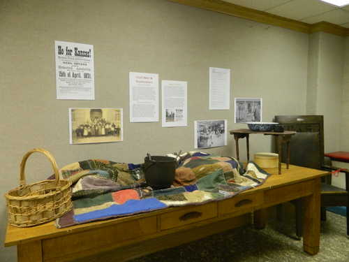 Barton County Historical Village Exodusters Display